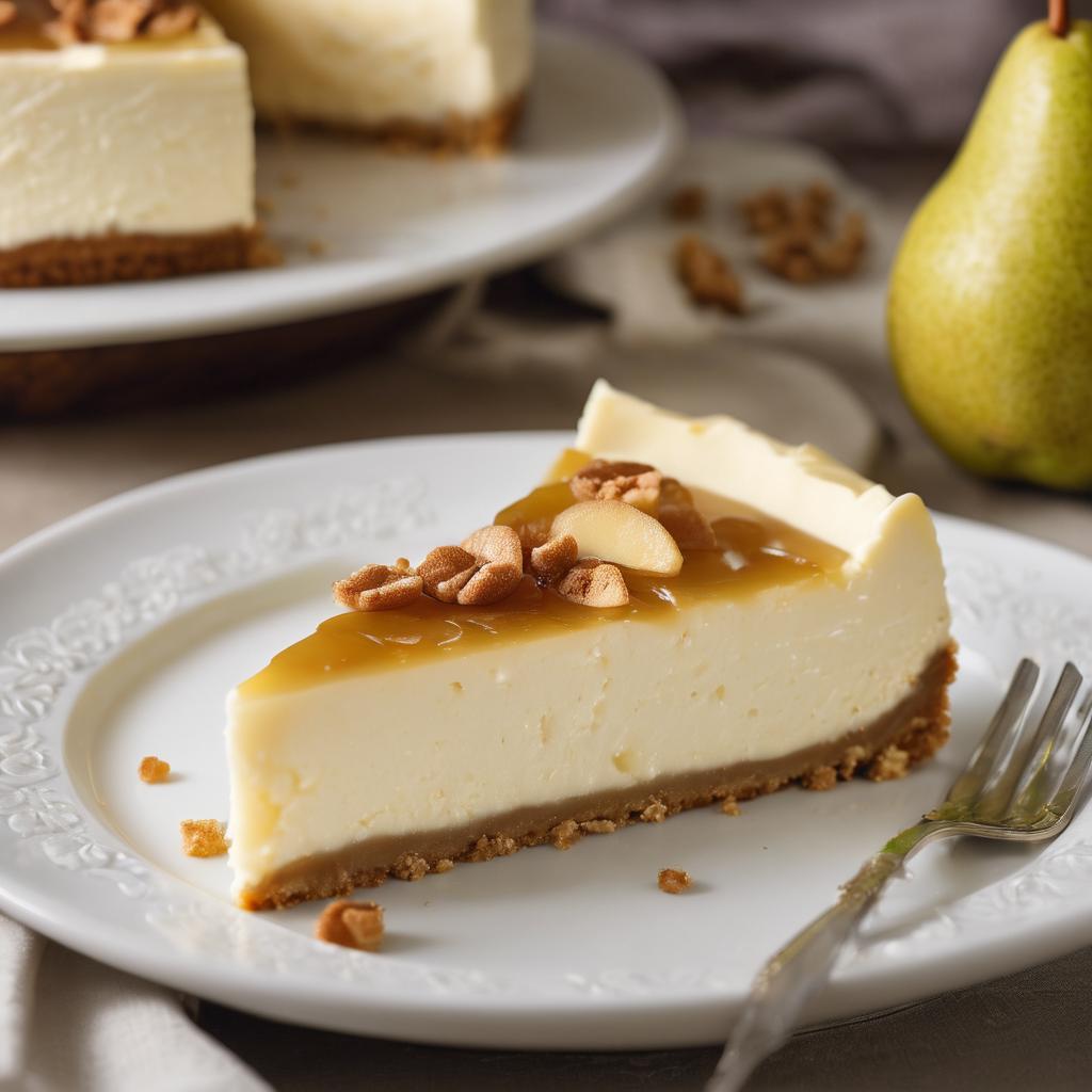 Elegant Pear Cheesecake Delight