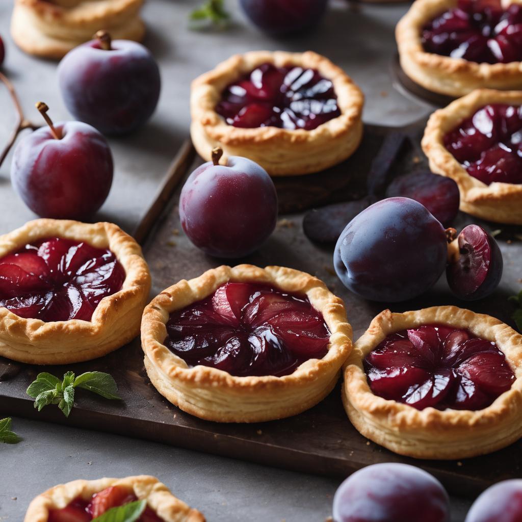 Rustic Plum Mini Galettes