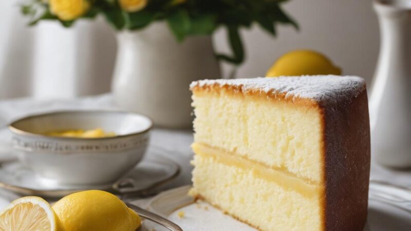 Lemon Ricotta Cake (Torta di Ricotta)