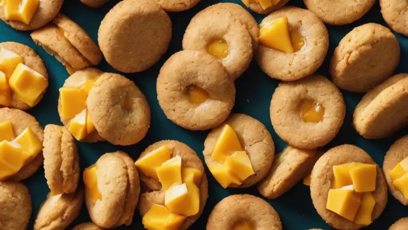 Tropical Mango Jam Thumbprint Cookies