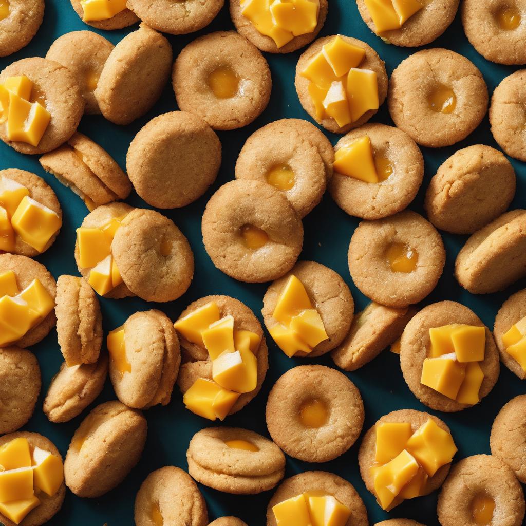 Tropical Mango Jam Thumbprint Cookies