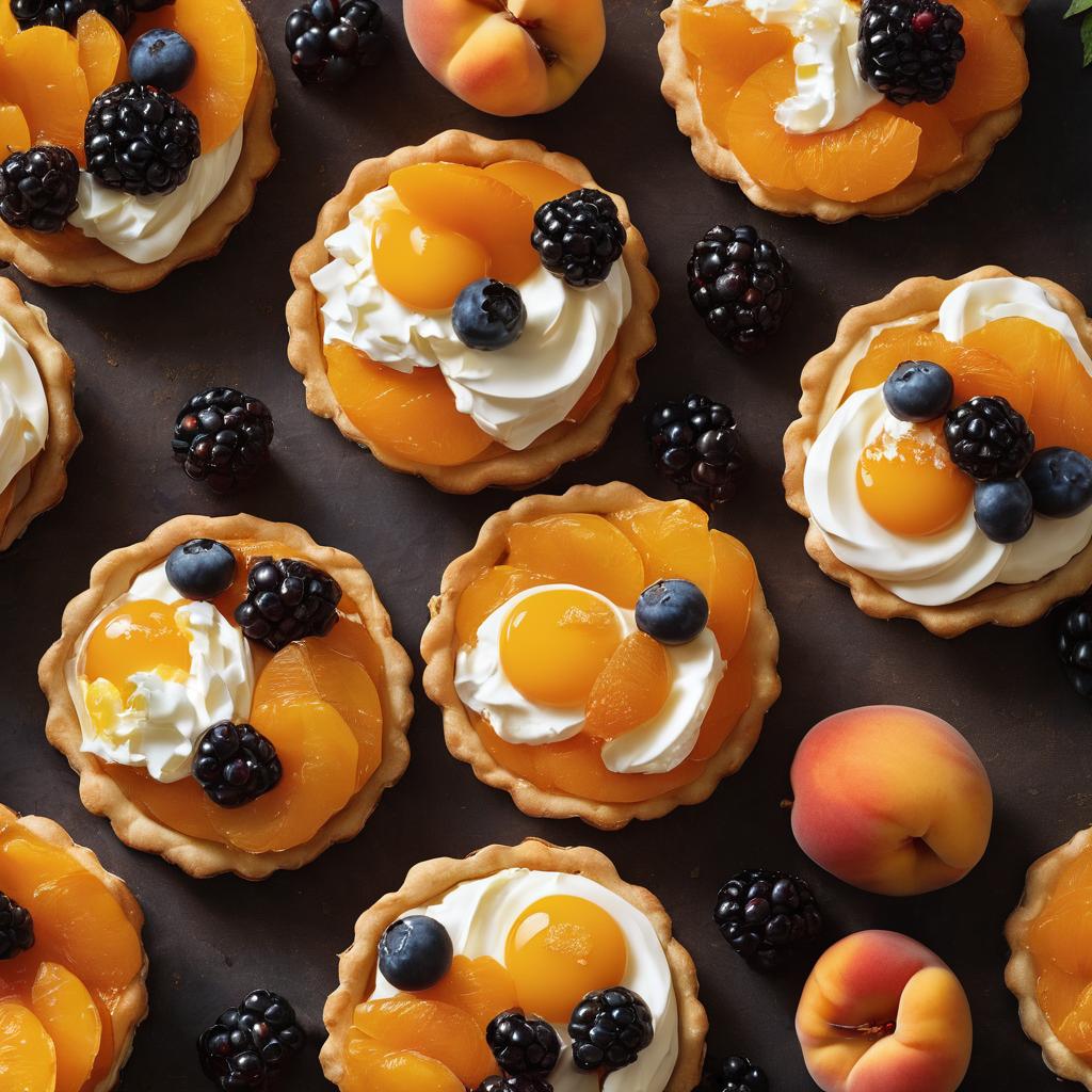 Sumptuous Apricot Rose Tartelettes