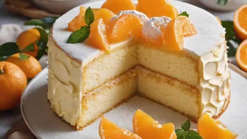 Tangy Tangerine Dream Cake