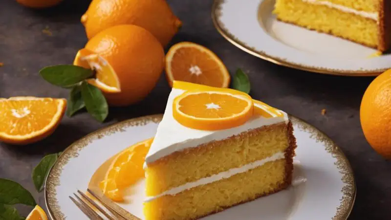 Citrus Delight Orange Cake