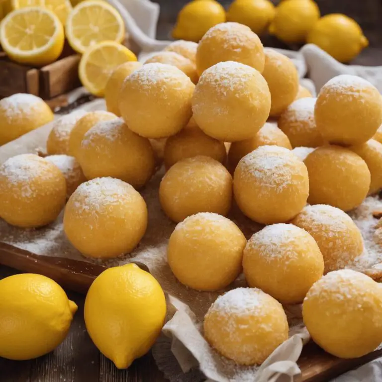 Zesty Lemon Treat Balls