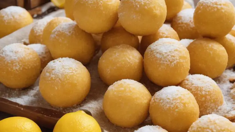 Zesty Lemon Treat Balls