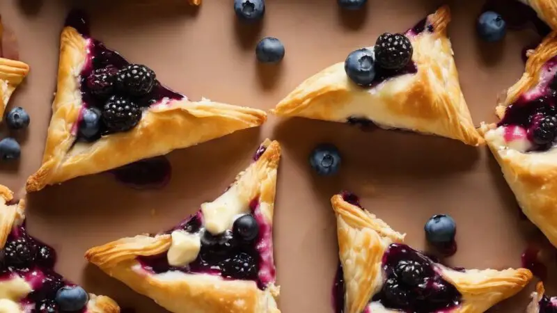 Blueberry Vanilla Pudding Pockets