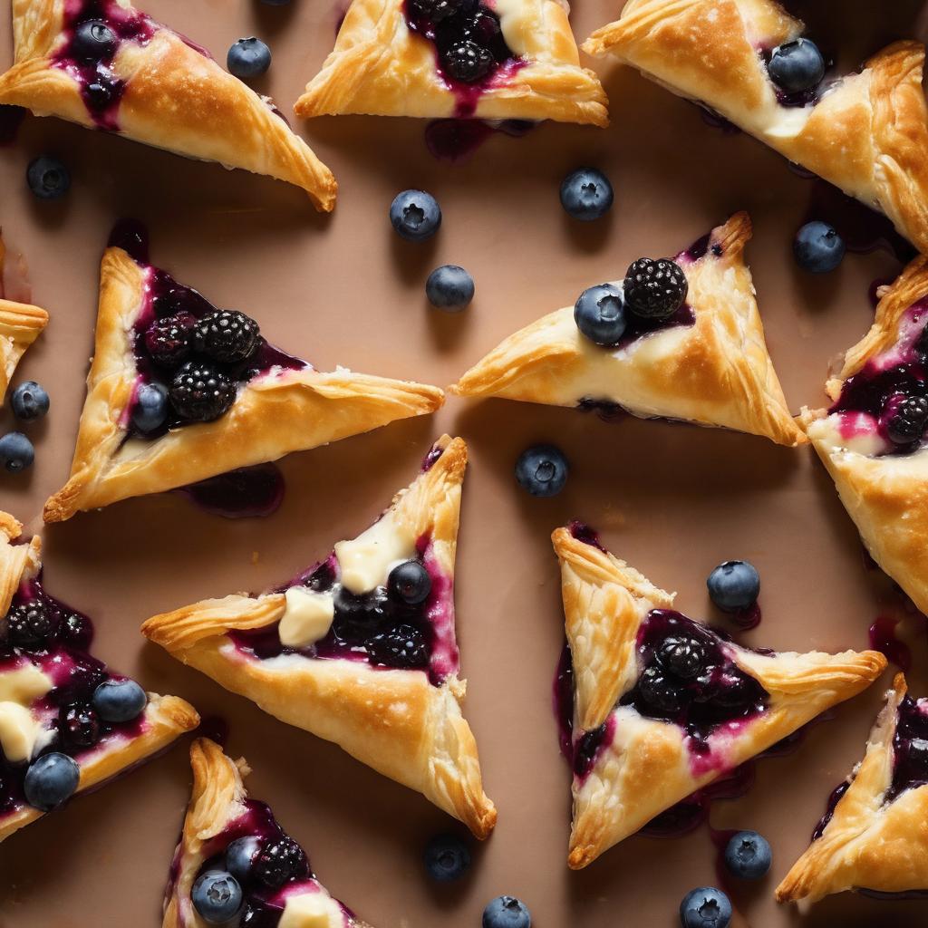 Blueberry Vanilla Pudding Pockets