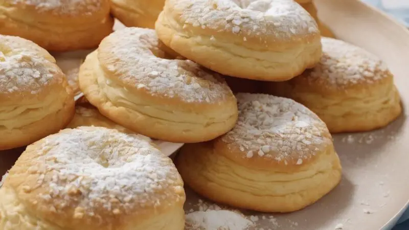 Almond-Nougat Crescent Pastries