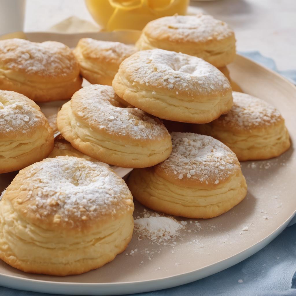 Almond-Nougat Crescent Pastries