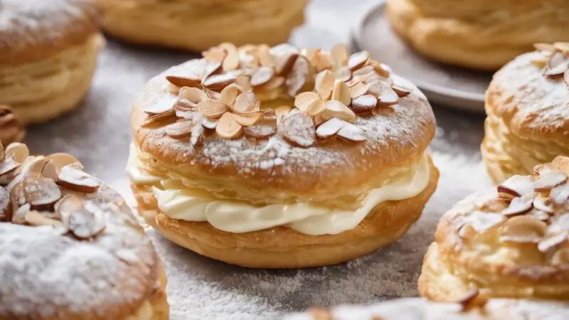 Almond Cream-Filled Pastry Ring