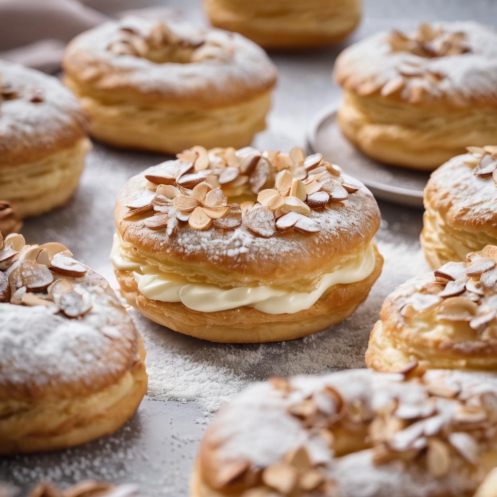 Almond Cream-Filled Pastry Ring