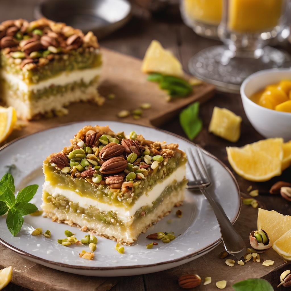 Fusion Baklava Cheesecake Delight