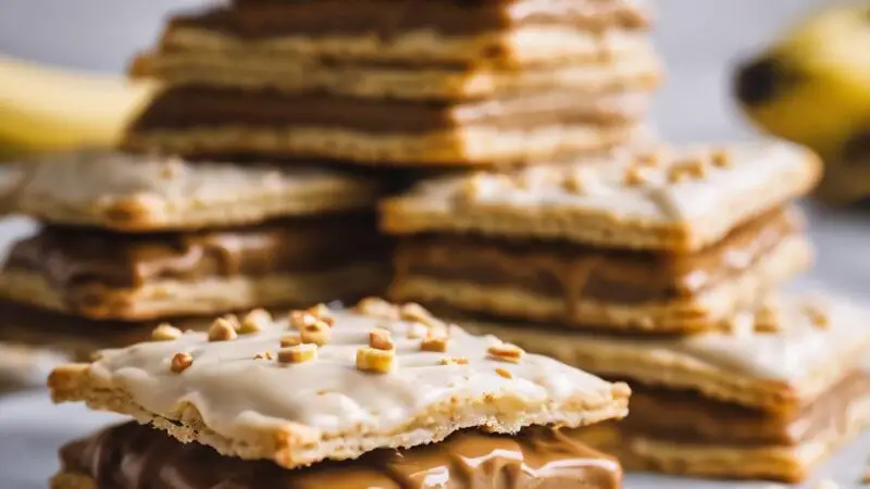 Banana Pop Tarts with Peanut Butter Frosting