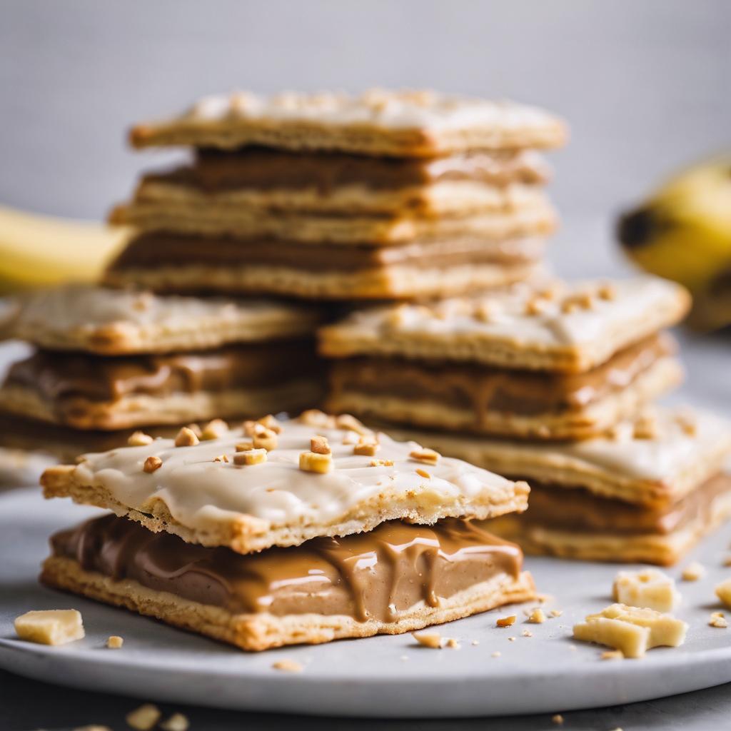 Banana Pop Tarts with Peanut Butter Frosting