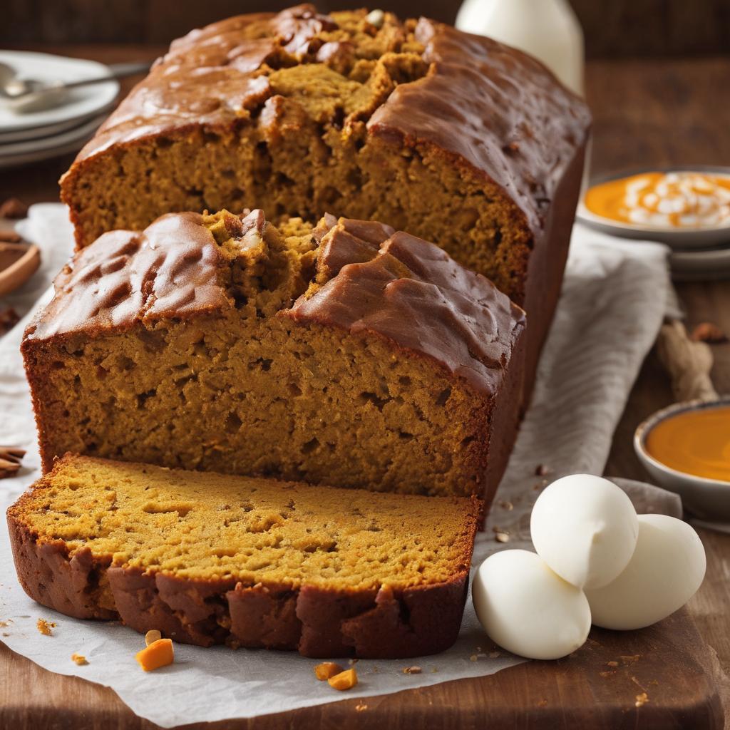 Pumpkin Loaf with Creamy Frosting