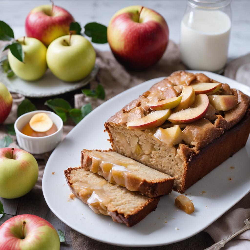 Cinnamon Apple Loaf with Cinnamon Glaze