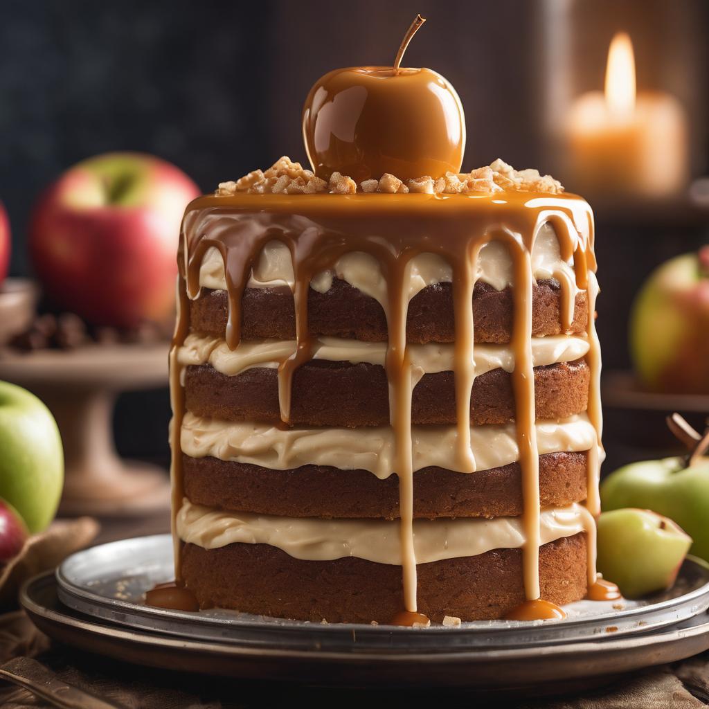 Decadent Salted Caramel Apple Bliss Cake