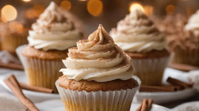 Cinnamon Swirl Vanilla Bliss Cupcakes with Velvety Buttercream