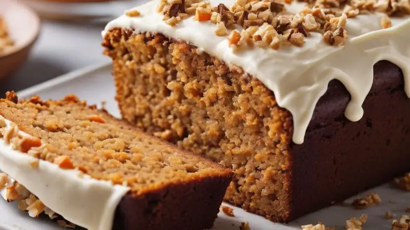 Homely Carrot Cake Loaf with Brown Butter Cream Cheese Frosting