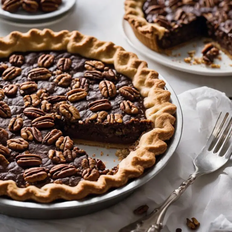 Deep Dish Chocolate Pecan Pie From 📌pin To Plate🍰 6146