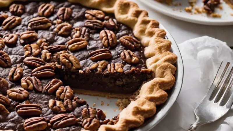 Deep Dish Chocolate Pecan Pie