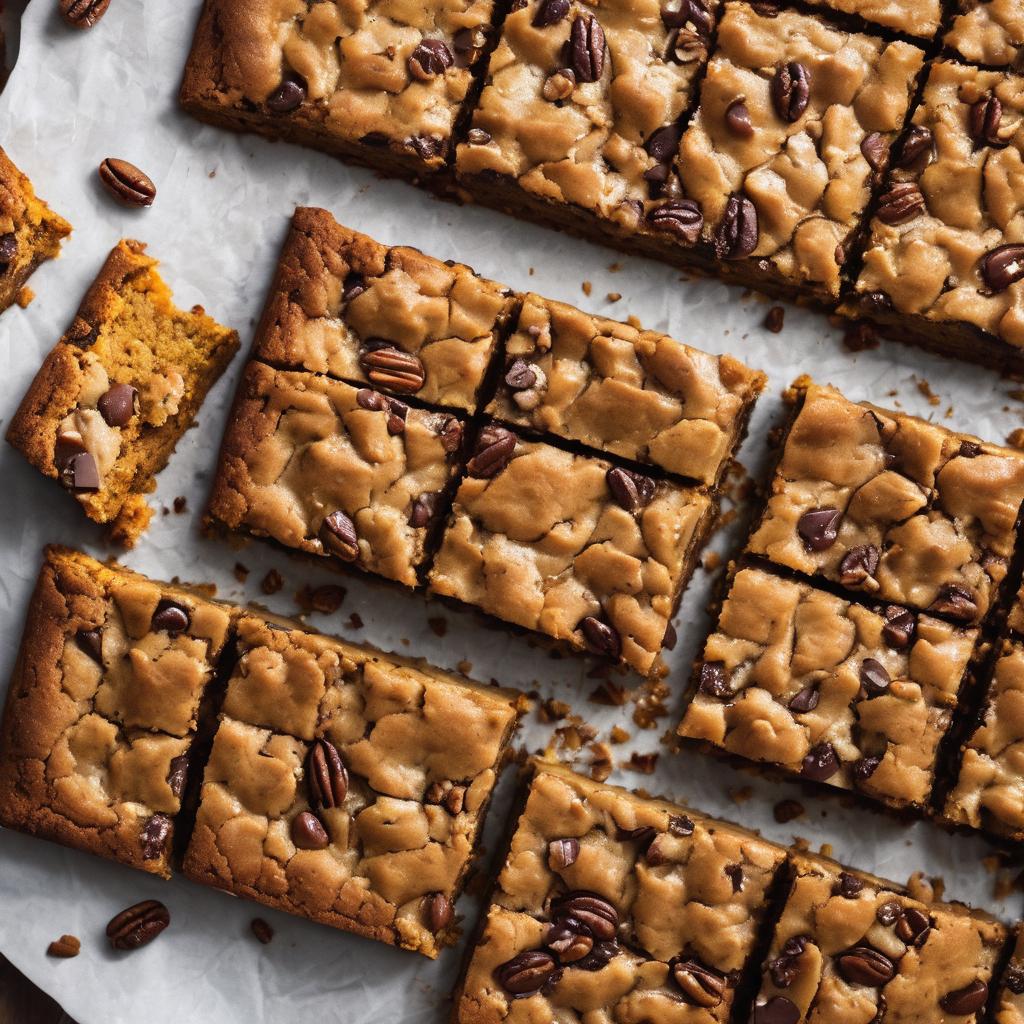 Pumpkin Chocolate Chip Cookie Bars