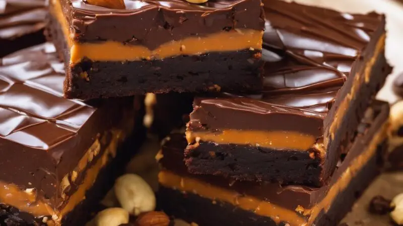 Triple-Layered Chocolate Bliss Bars