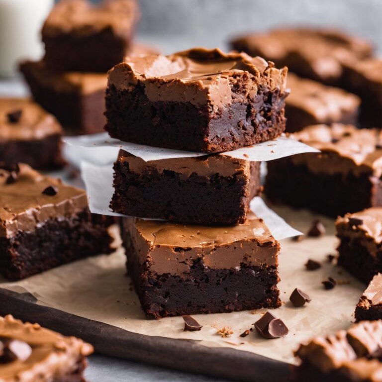 Fudgy Chocolate Chip Brownie Loaf