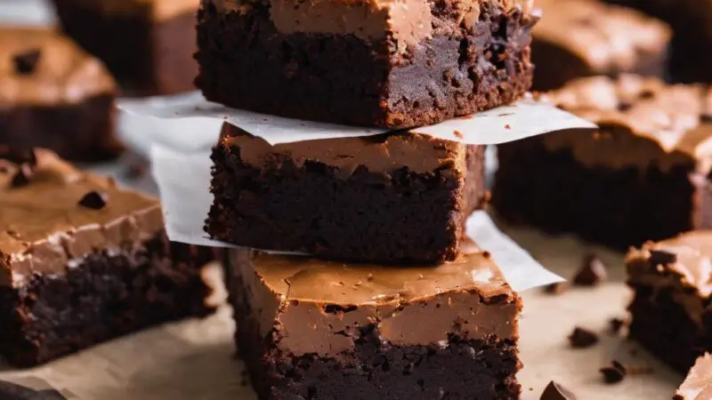 Fudgy Chocolate Chip Brownie Loaf