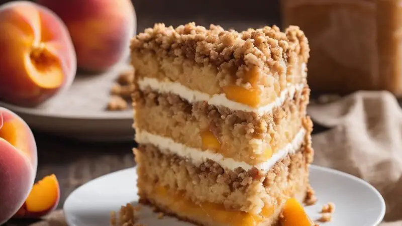 Peachy Keen Crumb Cake