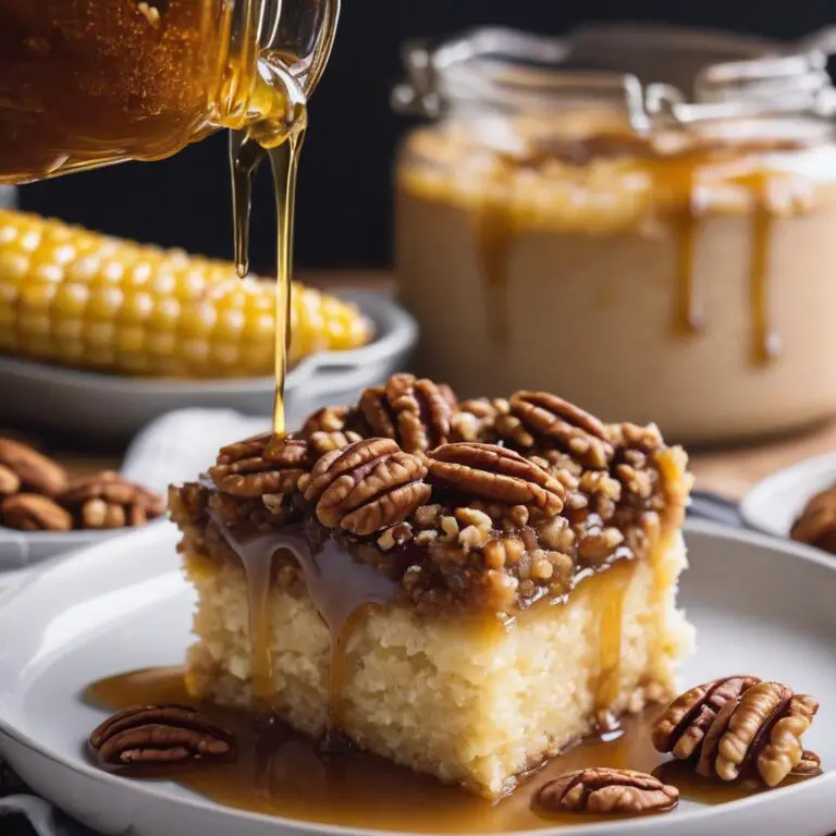 Caramel Pecan Upside-Down Cake With Cinnamon