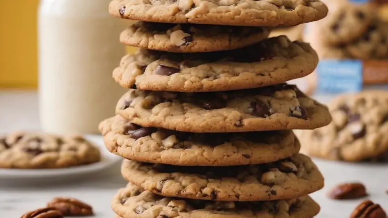 Decadent Vegan Chocolate Chunk Pecan Cookies with a Twist