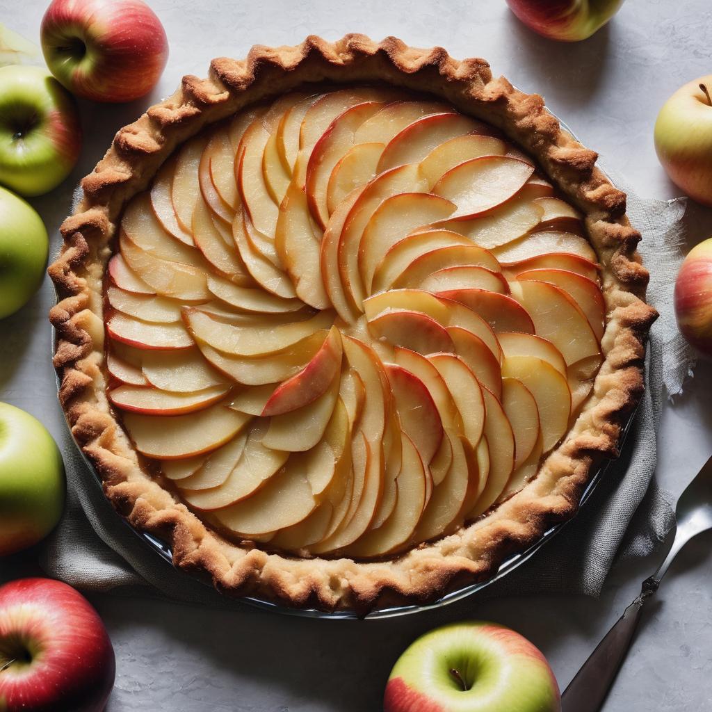 Vegan Apple Frangipane Tart Recipe