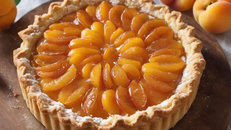 Vegan Apricot Frangipane Tart