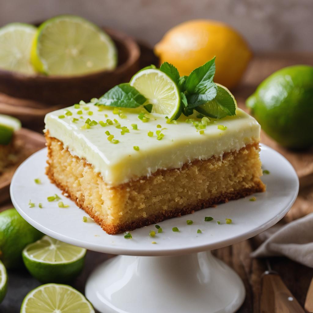 Tangy Vegan Lime Loaf Cake