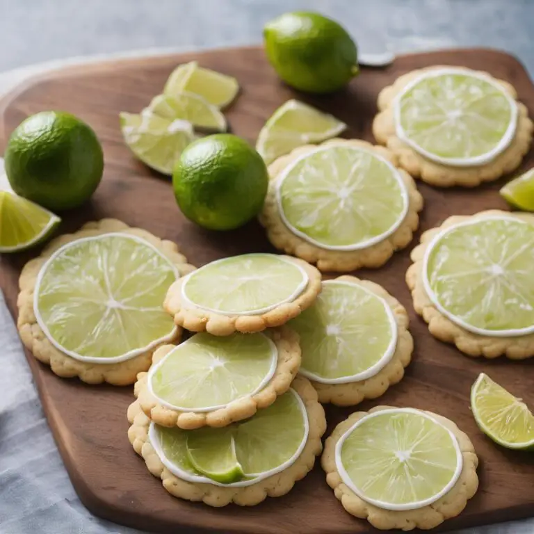 Zesty Lime Sugar Cookies