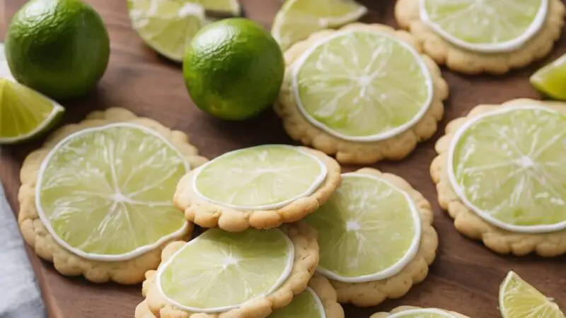 Zesty Lime Sugar Cookies