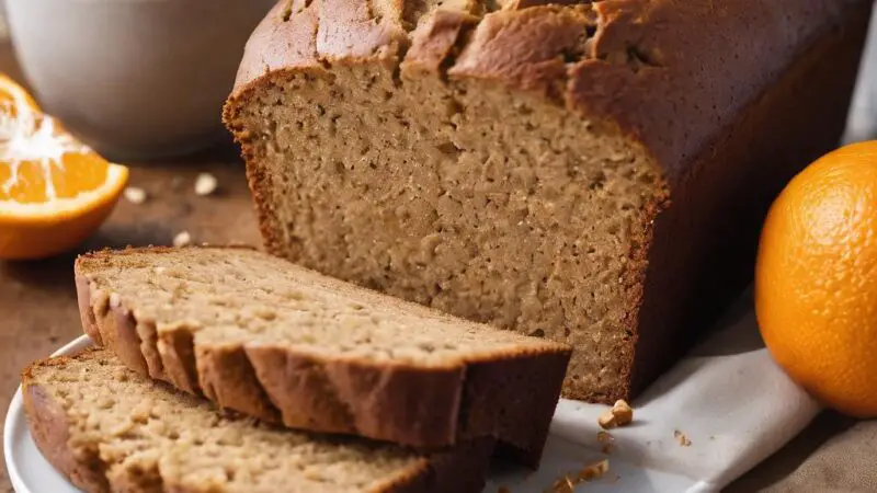 Chai-Infused Vegan Loaf with Orange Cardamom Glaze