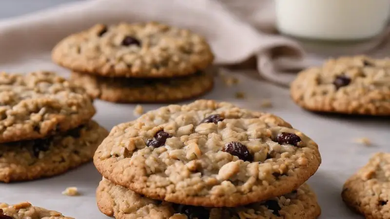 Homestyle Vegan Oatmeal Raisin Cookies