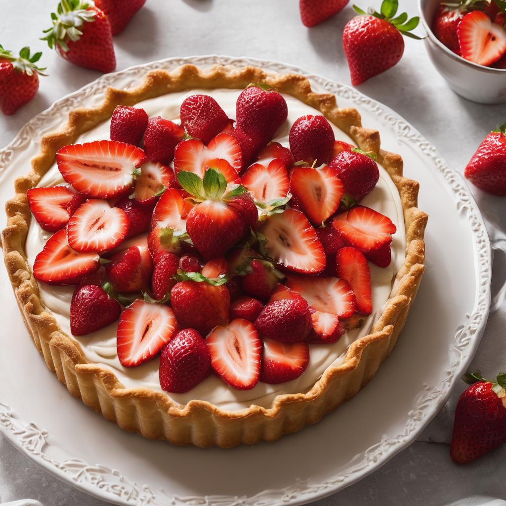 Strawberry Vegan Tart with Luscious Pastry Cream