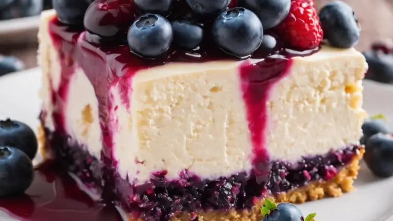 Vegan Blueberry Cheesecake: A Heavenly Dessert