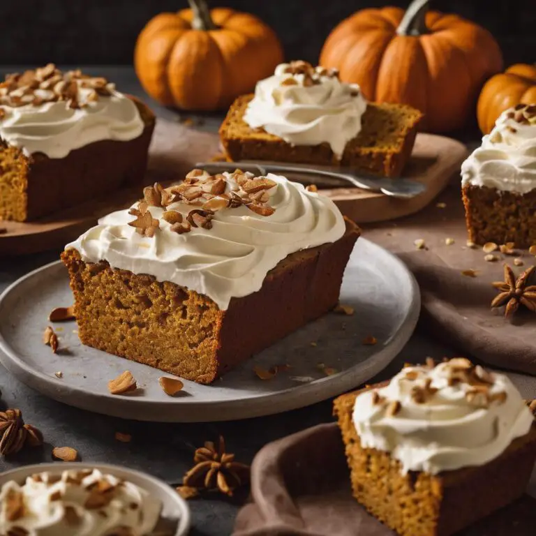 Delightful Gluten-Free Pumpkin Bread with Luscious Maple Cream Cheese Frosting