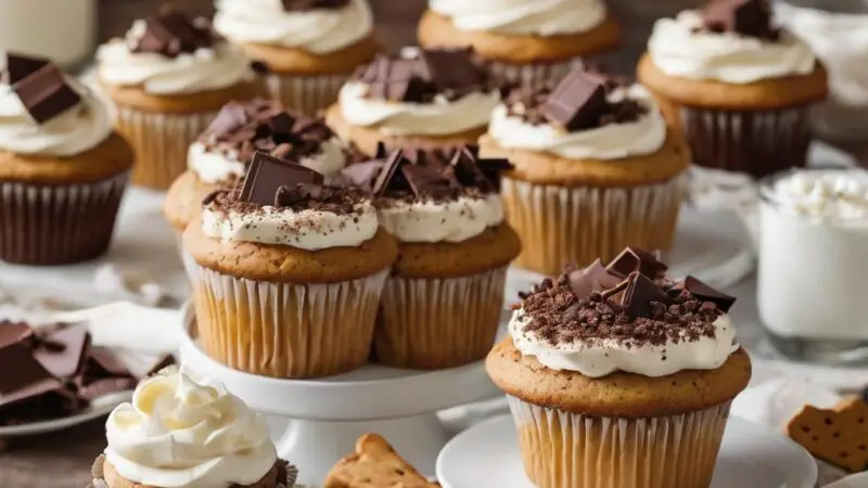 Gourmet S’mores Cupcakes: A Delicious Twist on a Campfire Classic