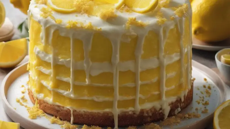 Zesty Lemon Delight Cake