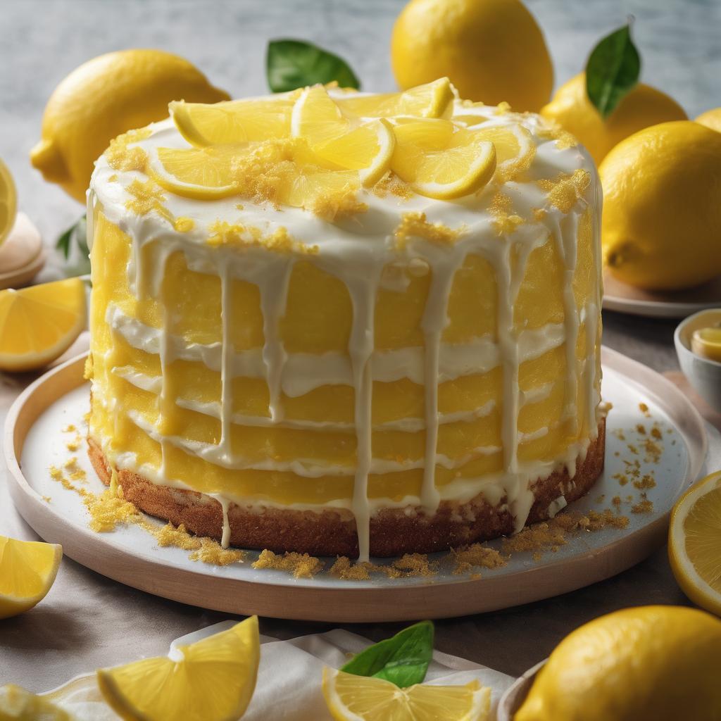 Zesty Lemon Delight Cake