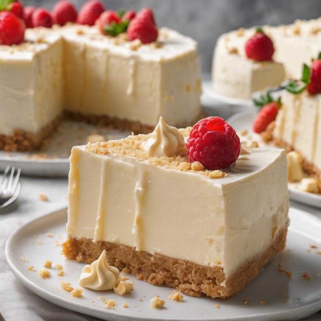 Velvety No-Bake White Chocolate Cheesecake