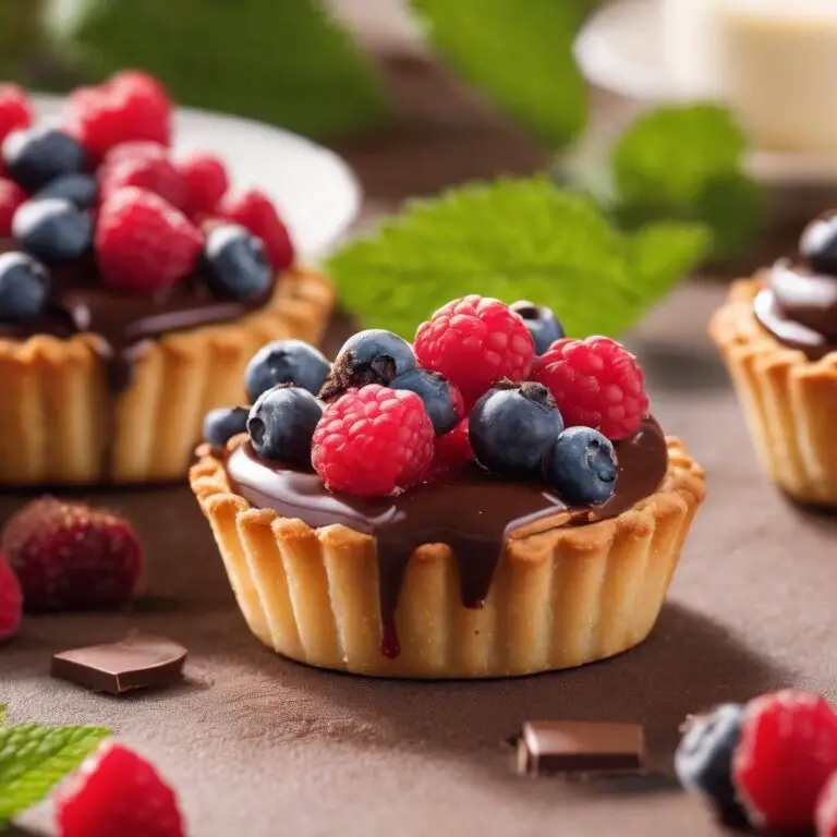 Mini Chocolate Raspberry Tartlets