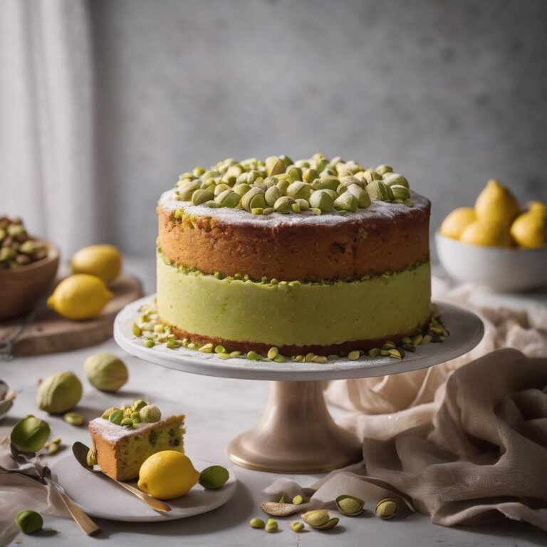 Pistachio, Lemon & Cardamom Cake: A Whimsical Winter-to-Spring Delight
