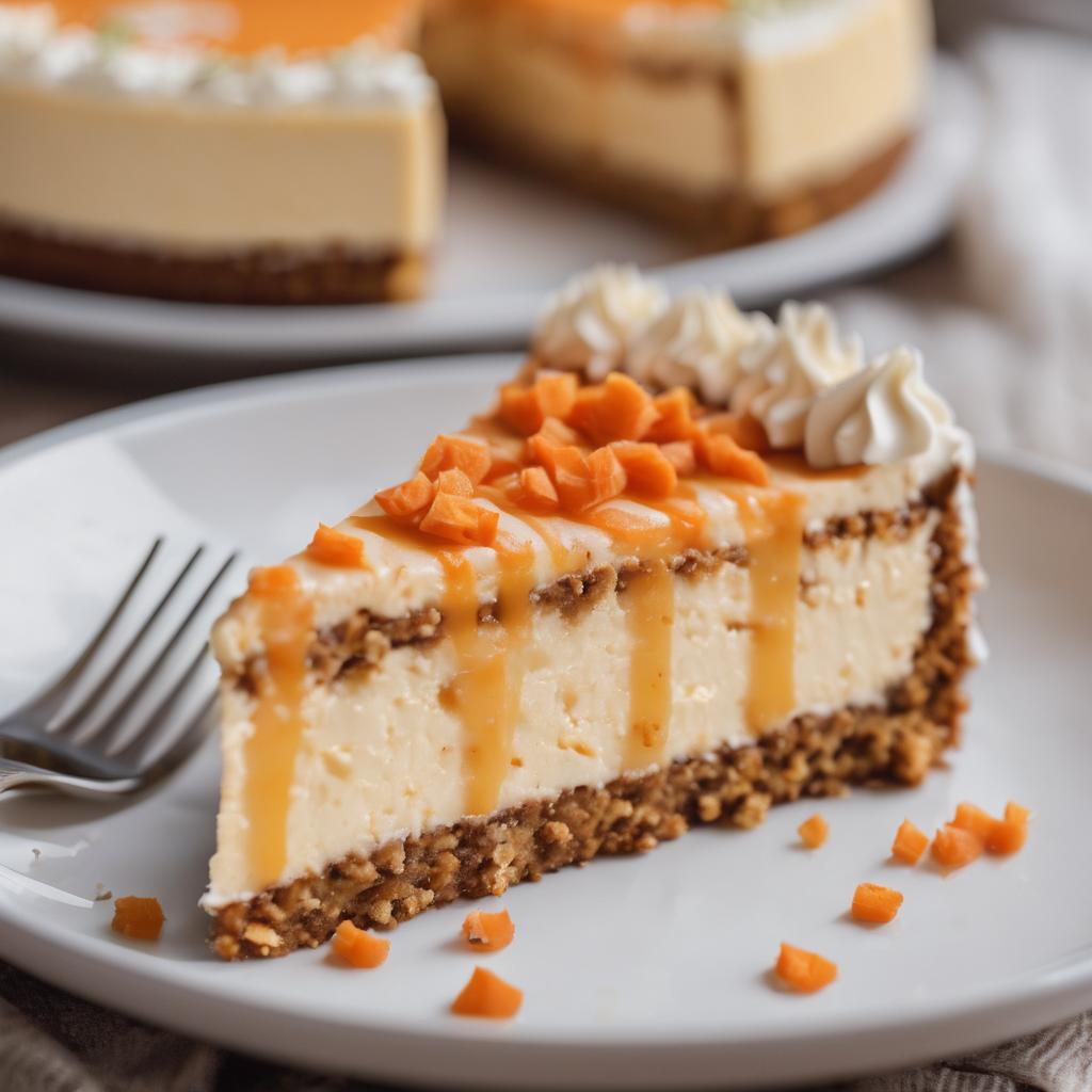 Vegan Carrot Cake Cheesecake Recipe